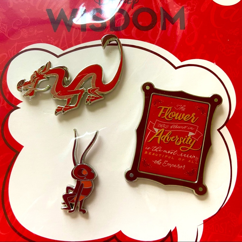 Disney Wisdom 2/12 February Mulan Pin Set - Picture 2 of 4